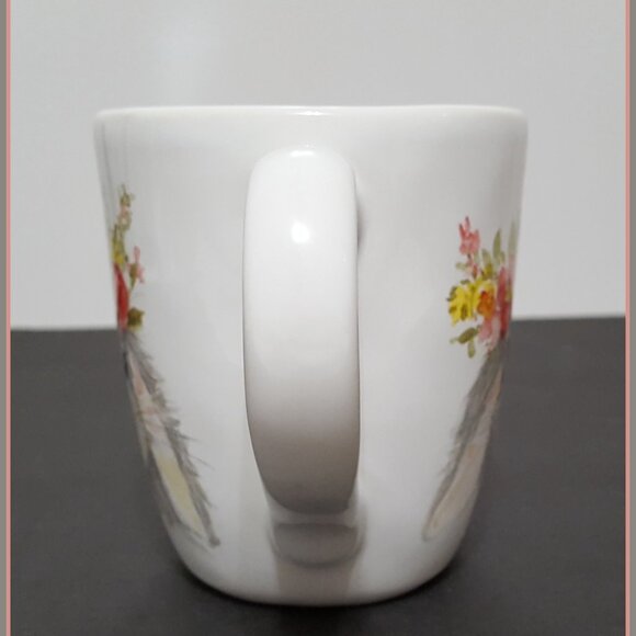 NEW Certified International Set of 4 Sweet Bunny Mugs 20 OZ Earthenware - Picture 4 of 7